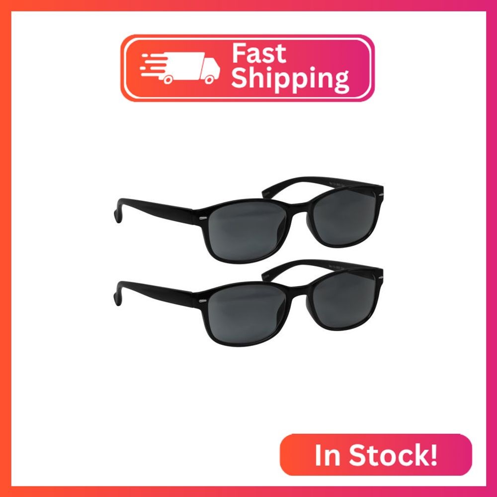 TruVision Readers 9505 2 Sun Black +2.25