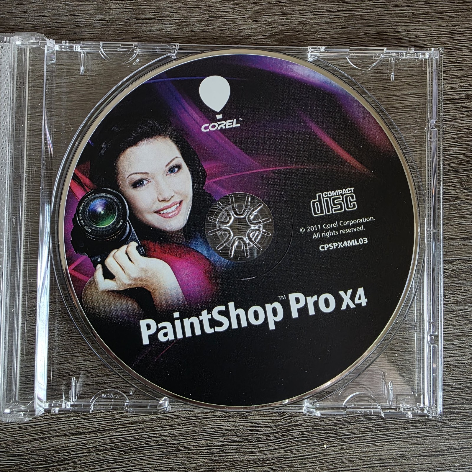 Corel Paintshop Pro X4 For Windows. Code Included, 1 Disc. Disc Only