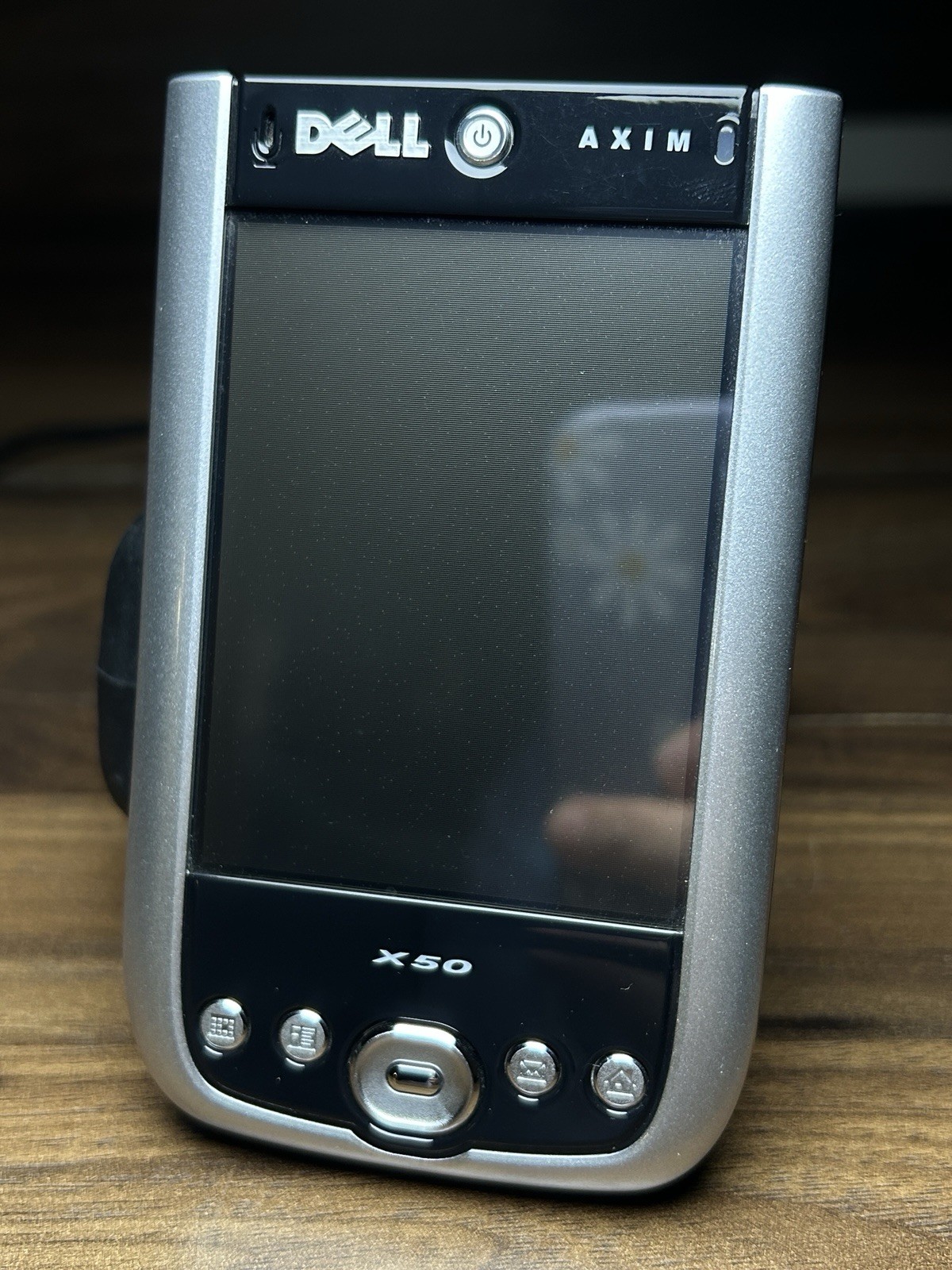 DELL AXIM X50/x50 Pocket PC With Stylus Pen Untested No Battery Parts Only