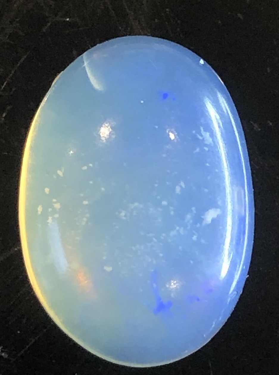 Natural Solid Lightning Ridge Australian Black Opal 4.4 ct