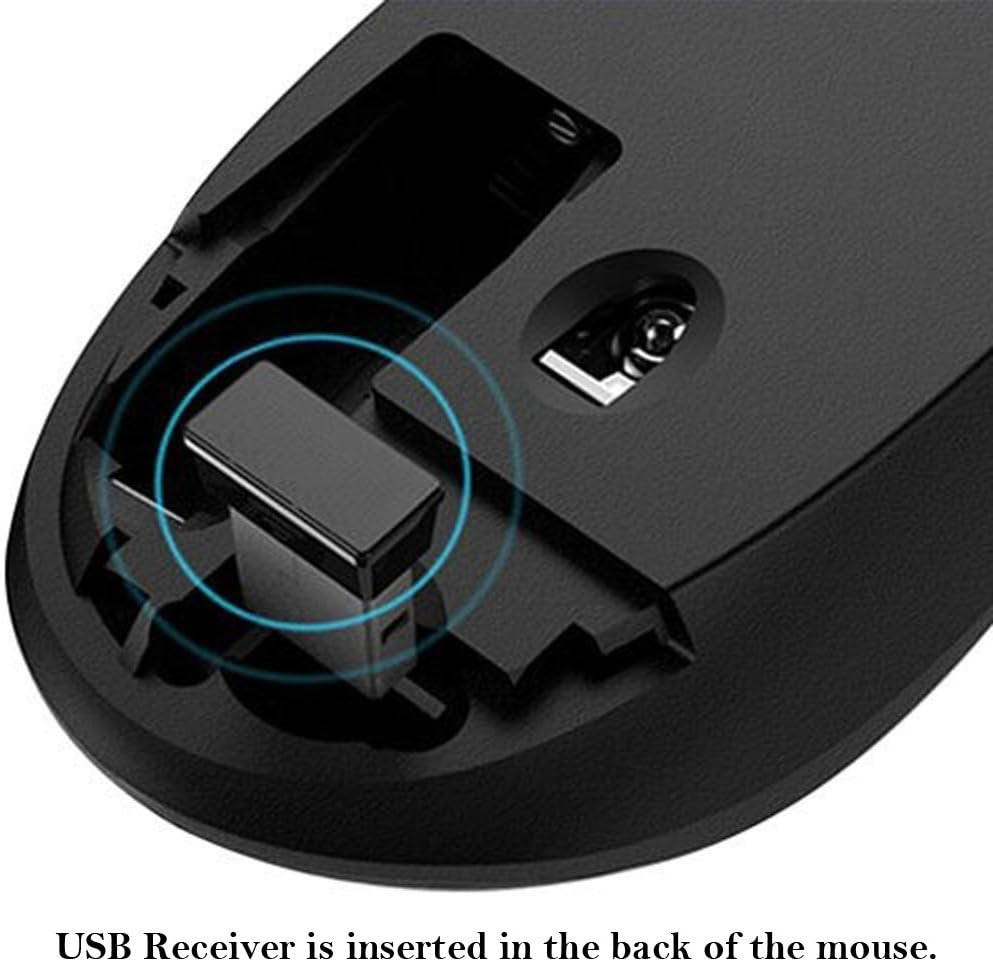 Miracase Comfortable 2.4 Ghz Long Range Silent Wireless Mouse | 1600 DPI | 30...