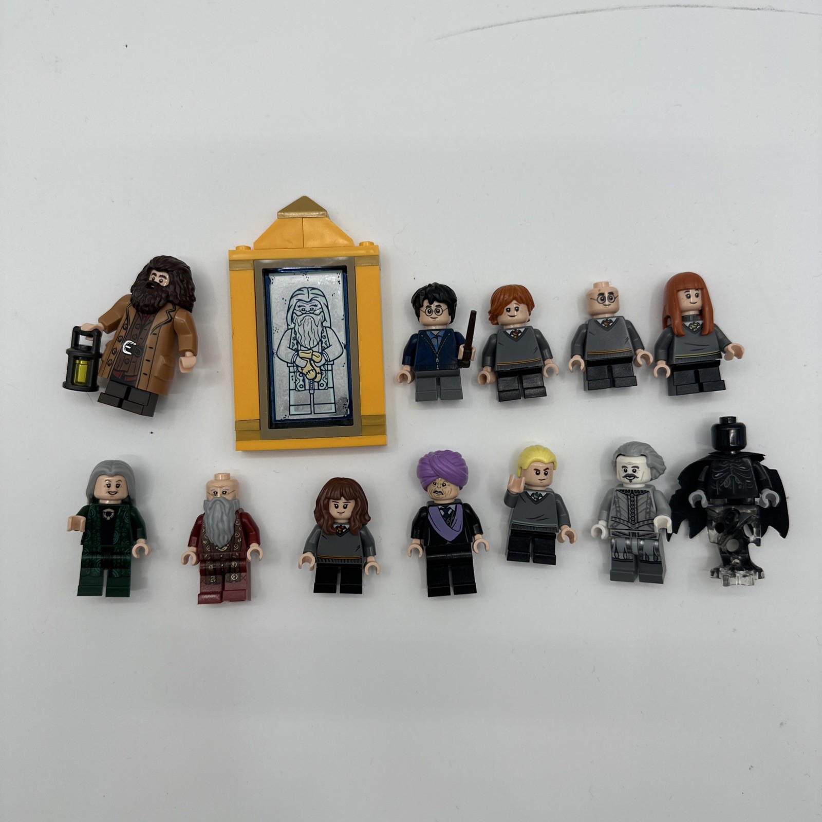 Lot 12 Lego Harry Potter Mini Figures Mirror Rubies Hagrid Quirinus Minerva