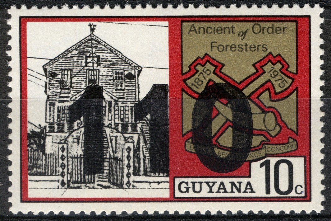 Guyana 1981, 110c on 10c Ancient order of foresters MNH, Mi 667