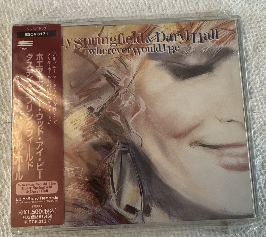 DUSTY SPRINGFIELD & DARYL HALL-Wherever Would I Be-Japan Maxi Single CD-Sealed