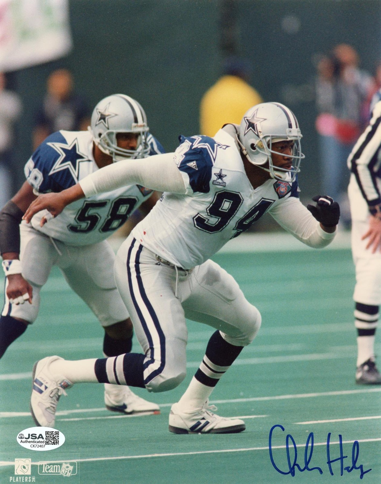 Charles Haley Autographed 8x10 Photo JSA CK72407