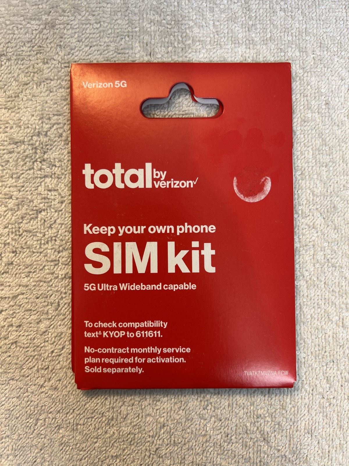 Total by Verizon - Sim Kit - 5G Wideband Capable