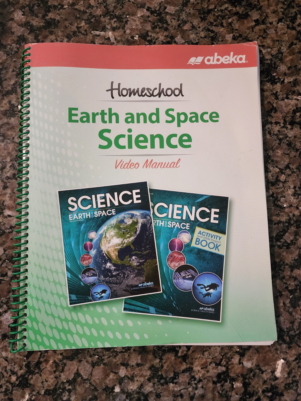 abeka Science Earth and Space Video Manual Mint Condition