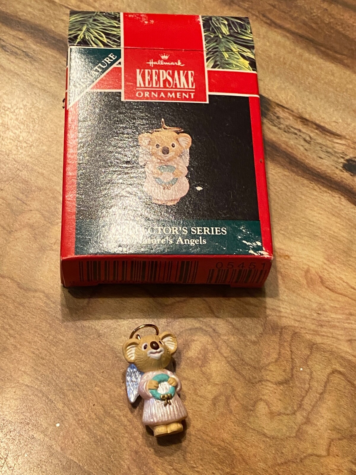 1992 Hallmark Miniature Ornament Nature's Angels Keepsake