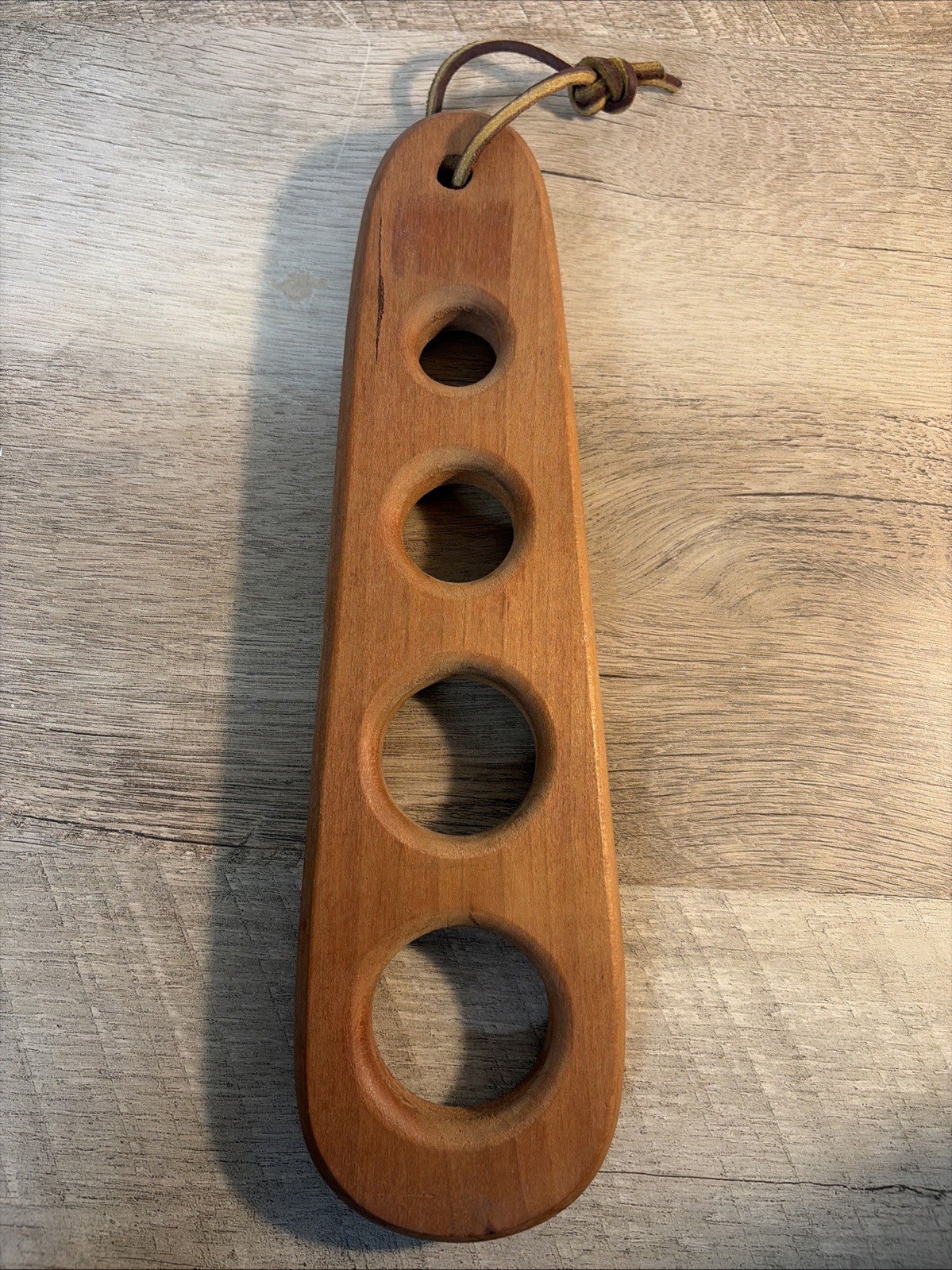 Wooden Spaghetti Measuring Tool Vintage Kitchen Decor Pre-owned 