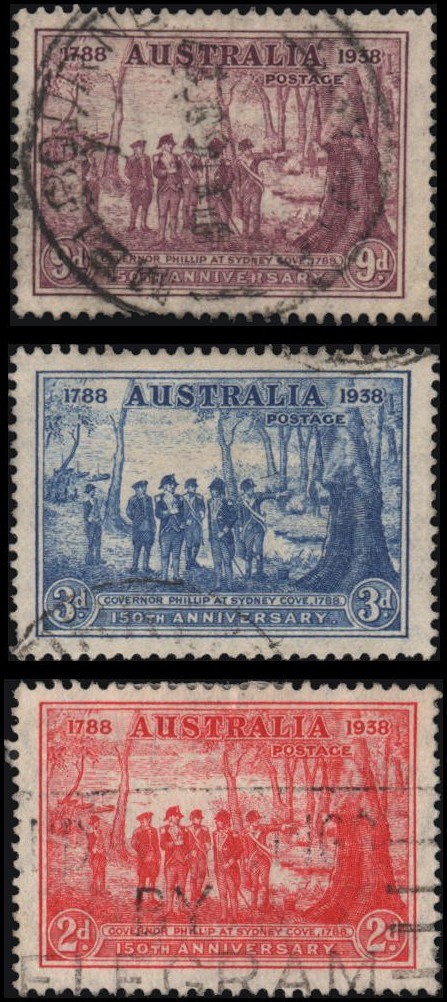 Australia #160-163 set Used