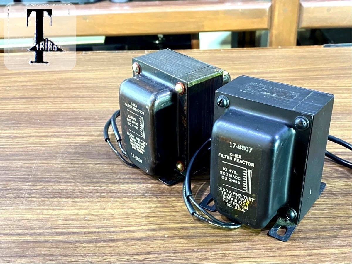 Triad C-16A Choke Transformer Pair Vintage Audio Used