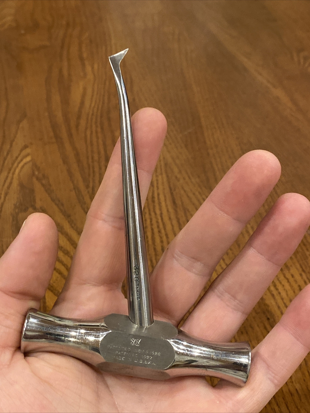 Vintage Dental Tool TARNO Dentist Cross Bar Elevator No 320 Pat Nov 9 1926 1927