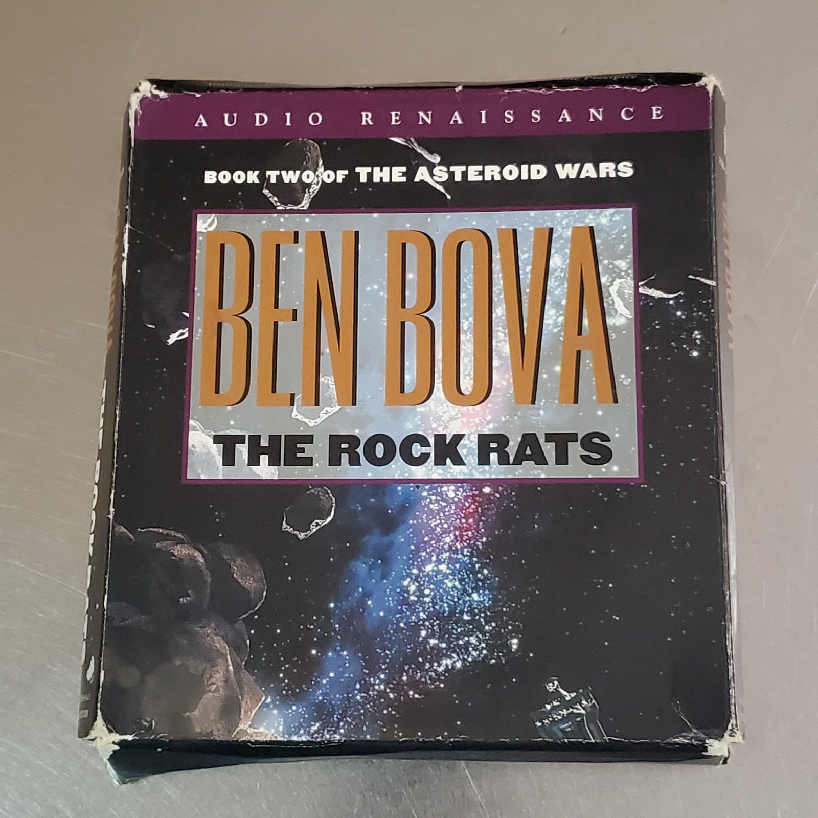 The Rock Rats Audio Book by Ben Bova (The Asteroid Wars) 9 Disc CD-Audio Set
