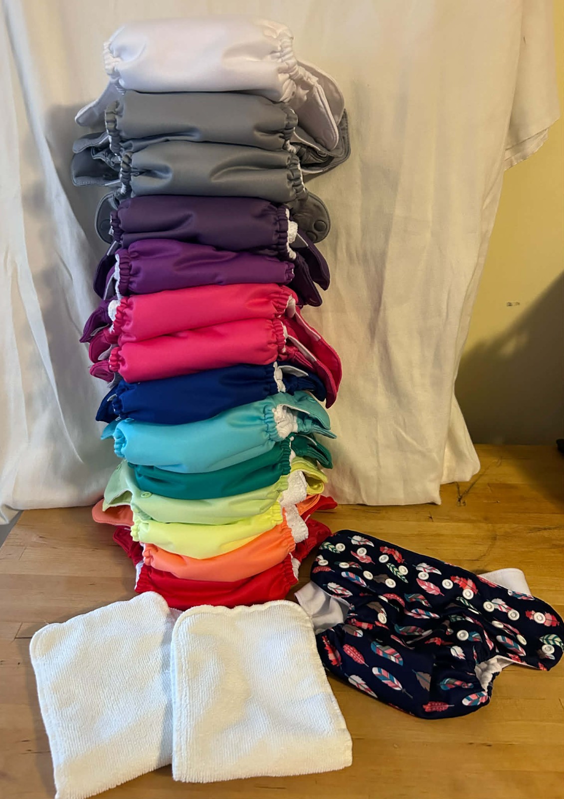 Lot of 14 BumGenius All-In-One Cloth Diapers