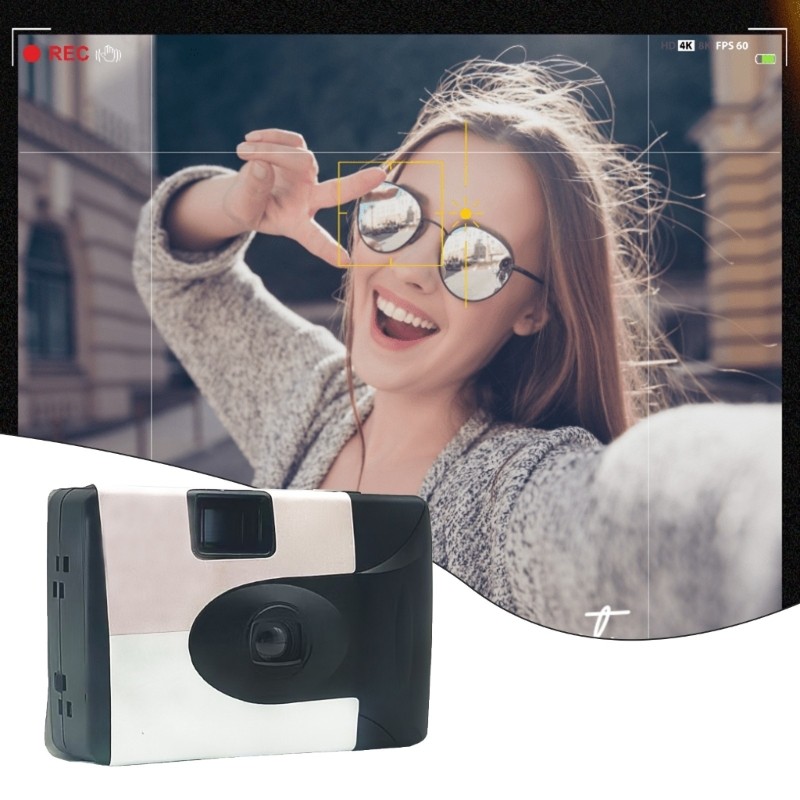 Easy To Use Disposable Camera For Children With Builts In 1.102in Lens Camera