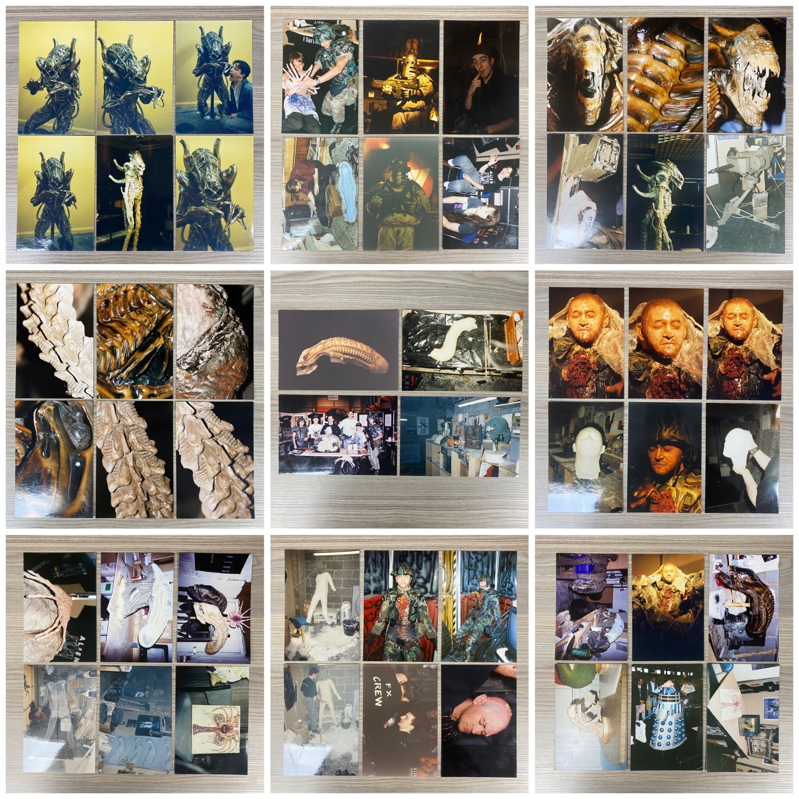 ALIEN WAR TROCADERO PRODUCTION PHOTOS BUNDLE ALIENS MEMORABILIA S XENOMORPH 90S