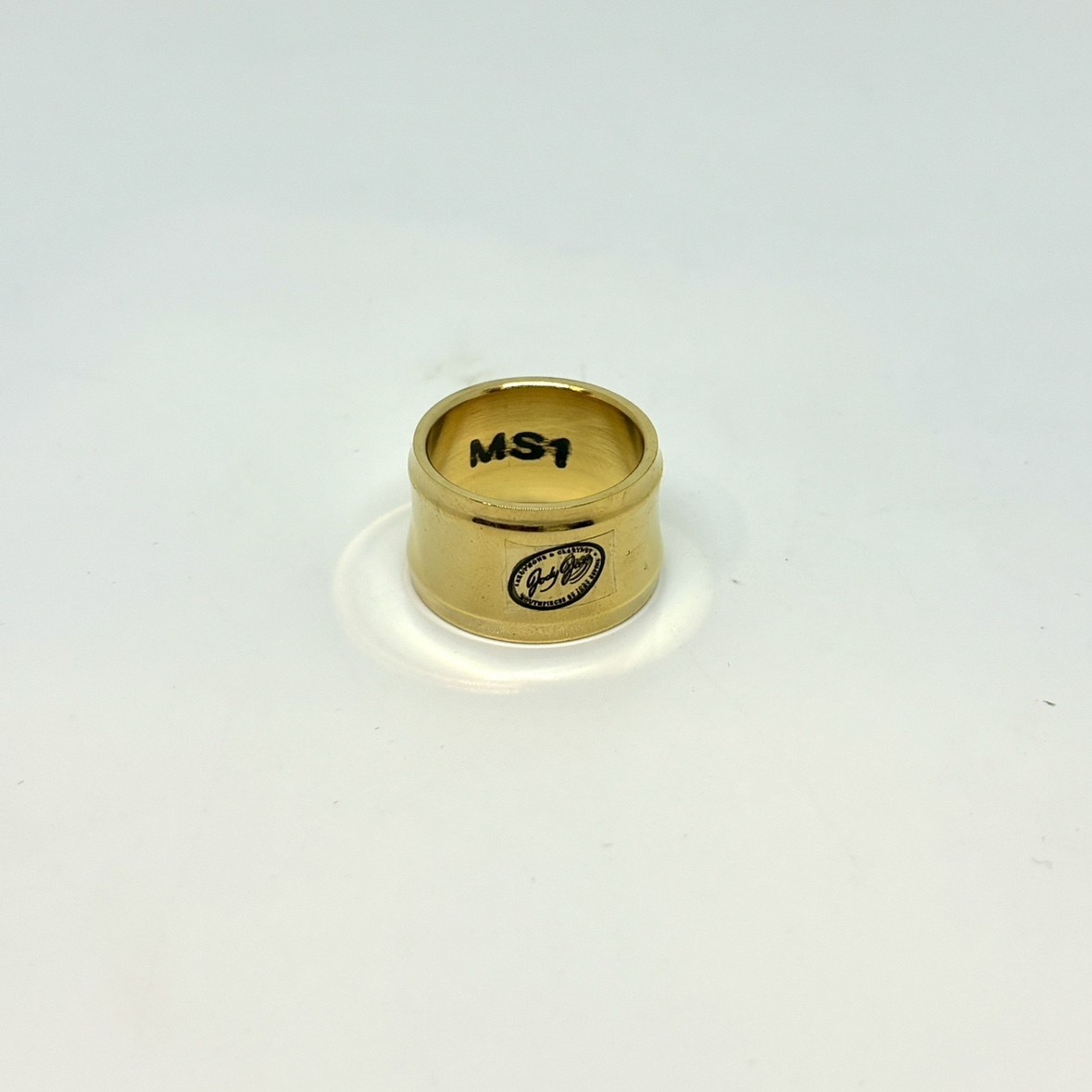 JODY JAZZ POWER RING Ligature MS1 Gold with Cap Power Ring Ligature Siler for