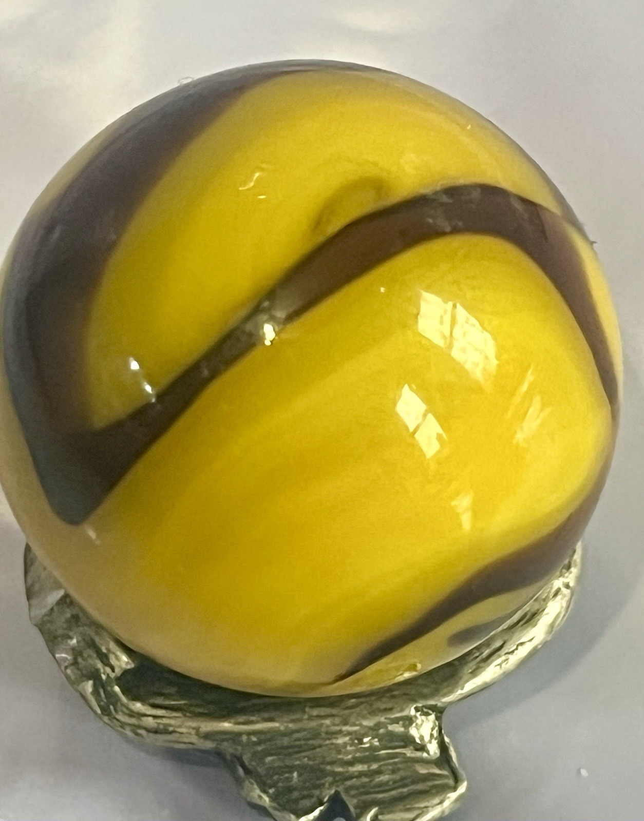 Vacor Bumblebee Shooter Marble .94 Inches Mint Condition Combined Shipping