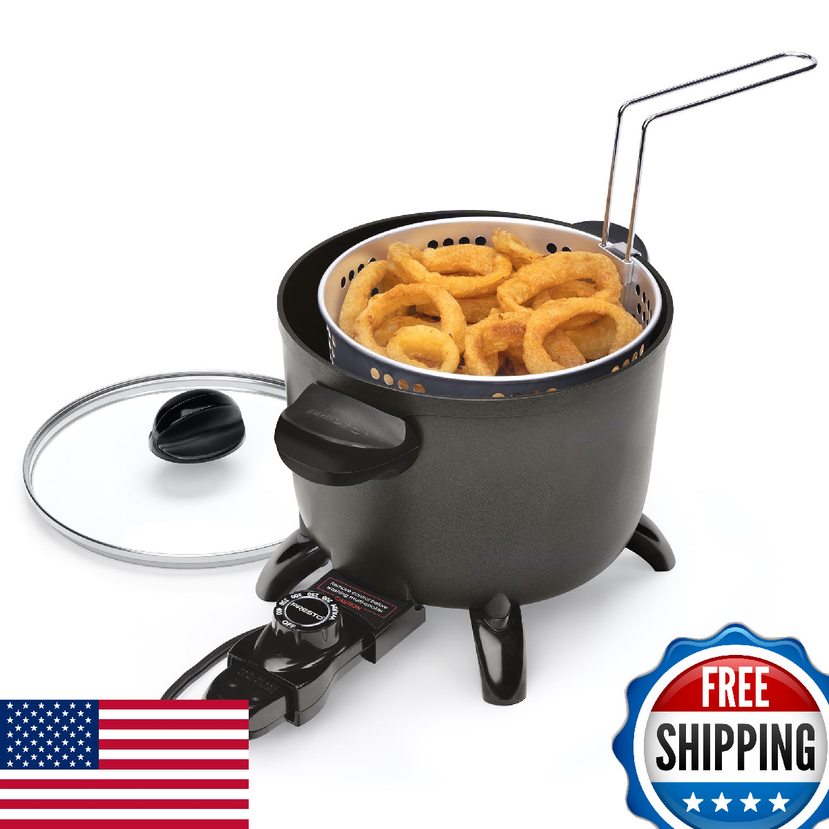 Presto 06006 Kitchen Kettle Multi-Cooker/Steamer, Black