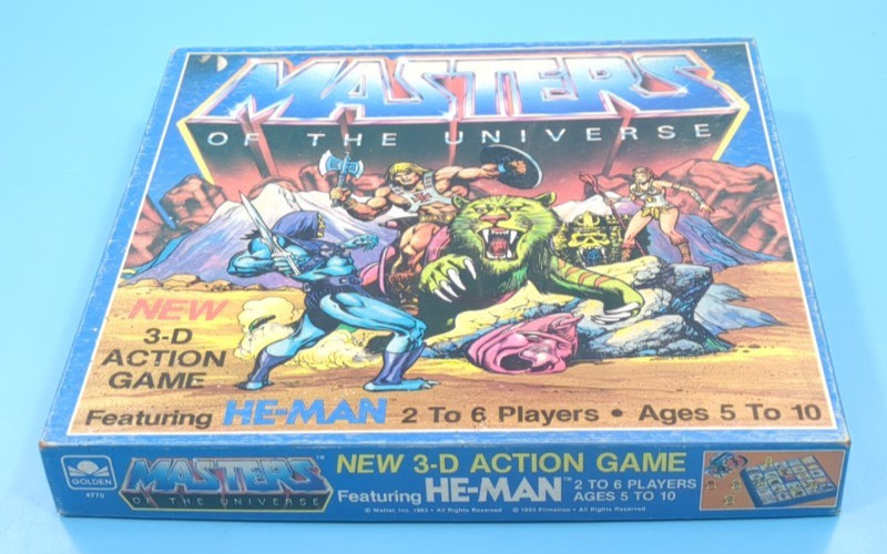 Masters of the Universe 3D Action Game He-Man 1983 Golden Complete