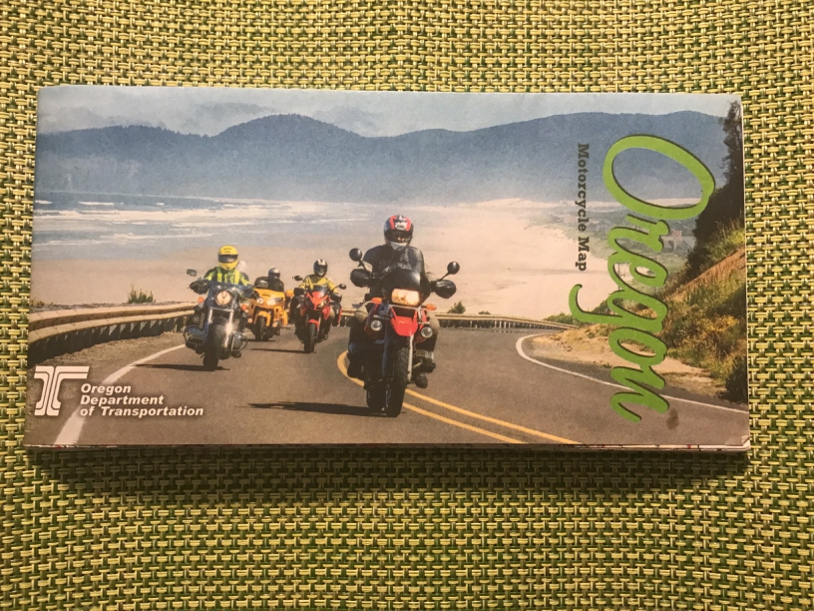 NOS ~ Oregon Official Motorcycle Road Map, Official State Map 2019