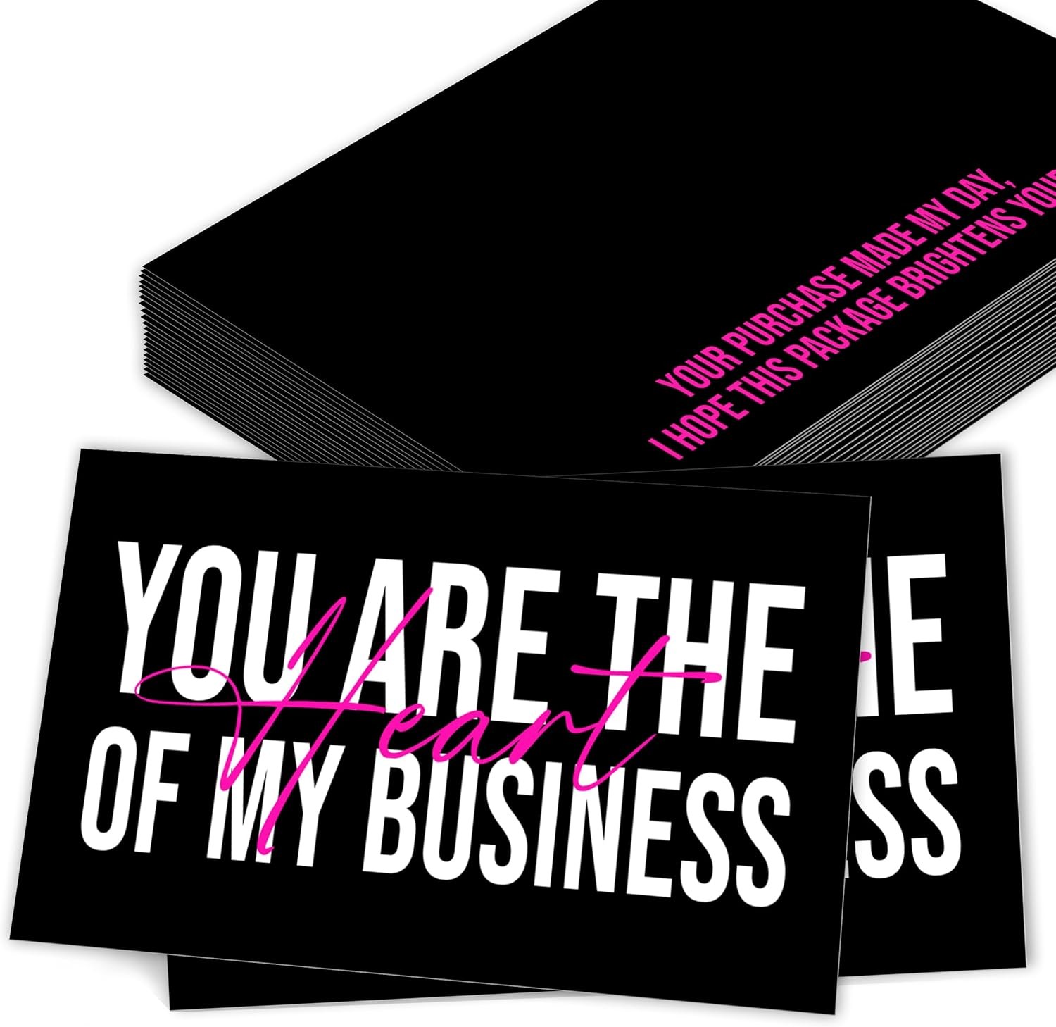 50PCS Customer Thank You Cards Thank You for Supporting My Small Business 2" x 3
