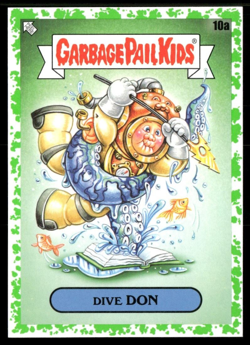 DIVE DON 2022 Garbage Pail Kids Booger Green #10A