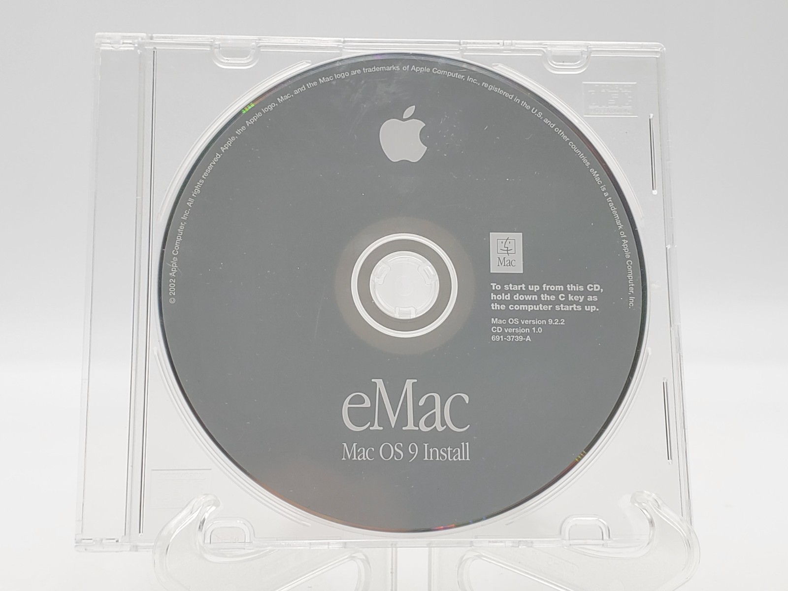 Macintosh eMac Mac OS X 10.1.4 Software Installation CD ROM Install Disc CD v1.0