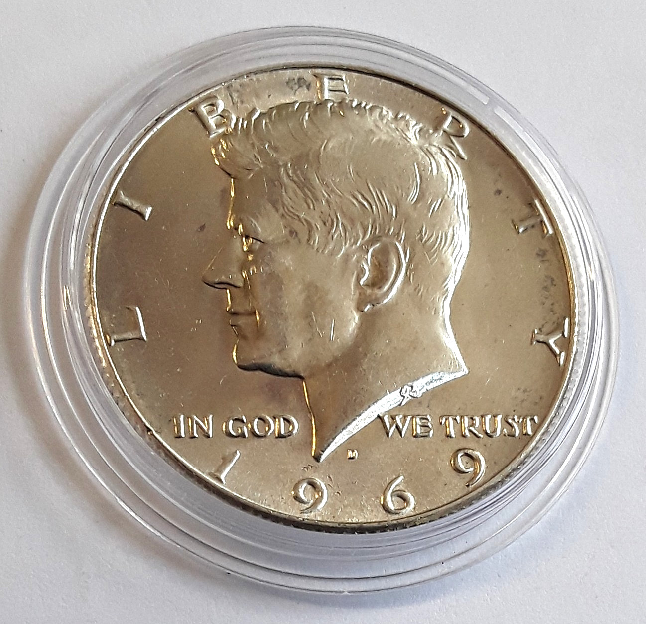 1969D UNITED STATES OF AMERICA HALF DOLLAR 0.400 11.5g KENNEDY HALF DOLLAR