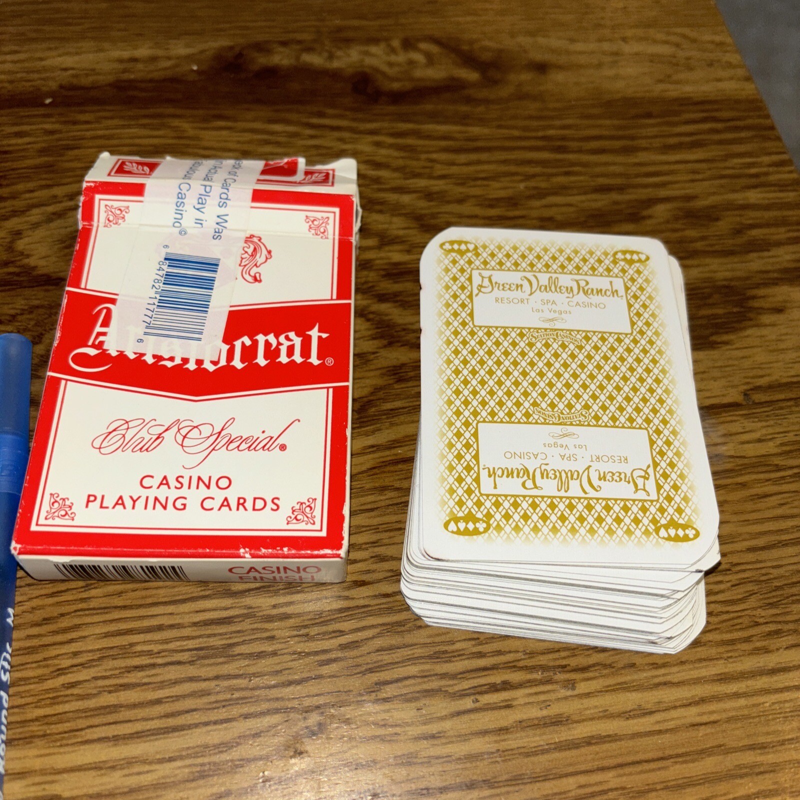 Aristocrat Club Special Casino Playing Cards Jumbo Index  Green Valley Ranch