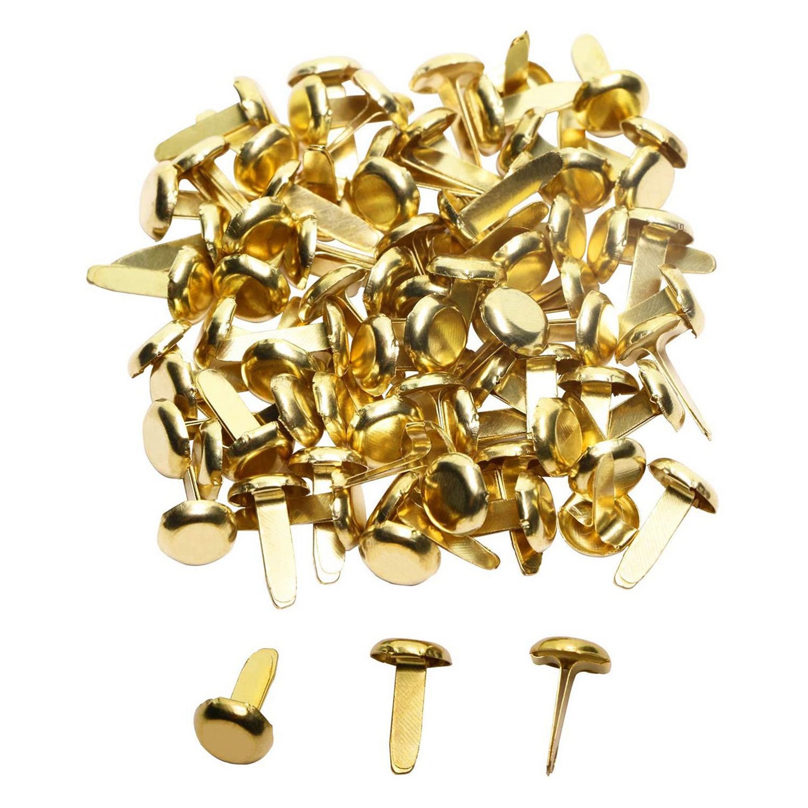 3X 1/2 Inch Brass  Fasteners,   Fasteners for Handicraft Projects,9429