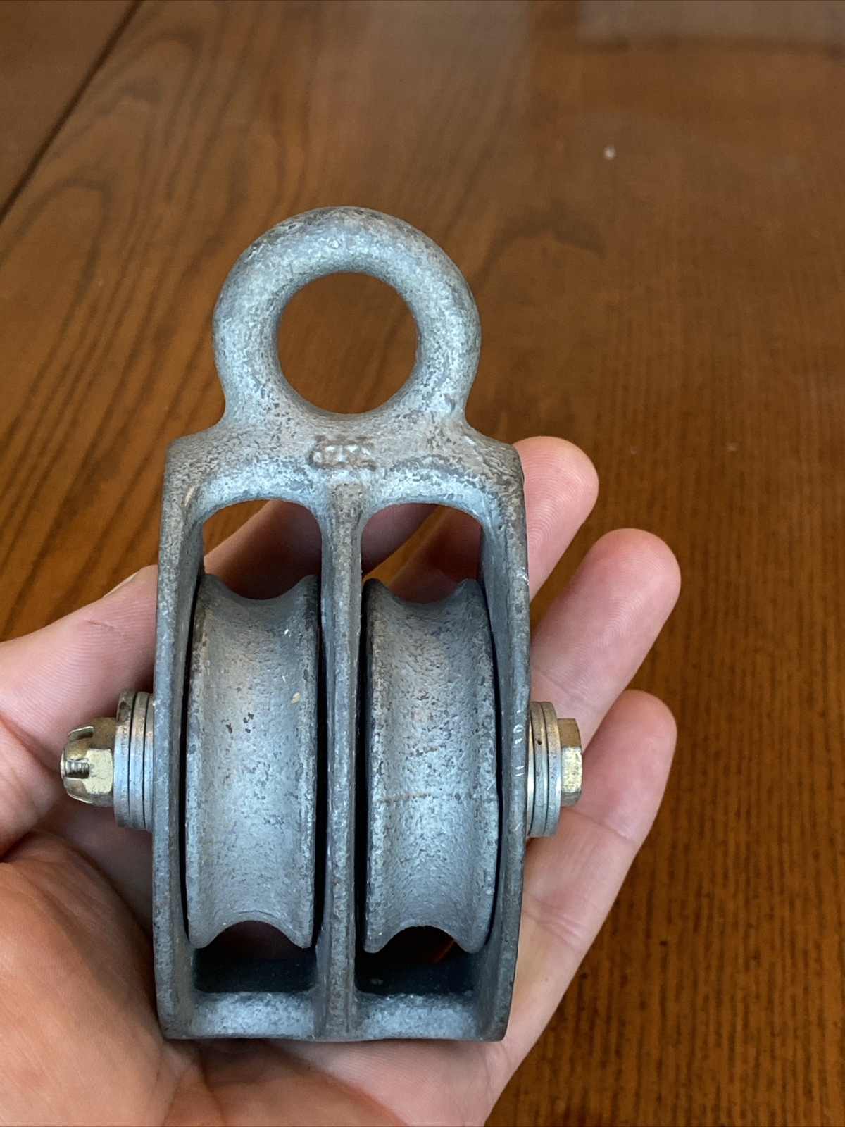 Fast Eye Awning Tackle 7/16”-1/2” DOUBLE Rope Pulley Trolley WILCOX CRITTENDEN