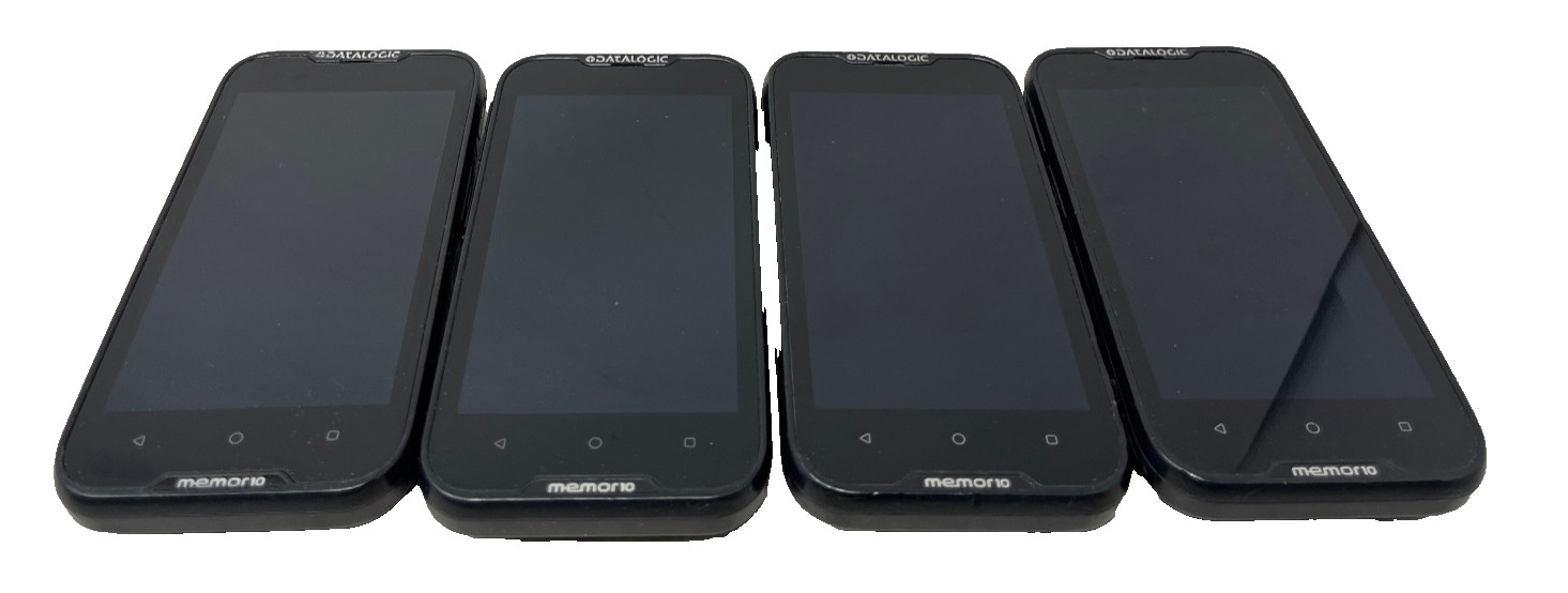 DATALOGIC 944350001 Memor 10 Palm Android 8.1 Barcode 2D, BT, WIFI [X 4 Pcs]