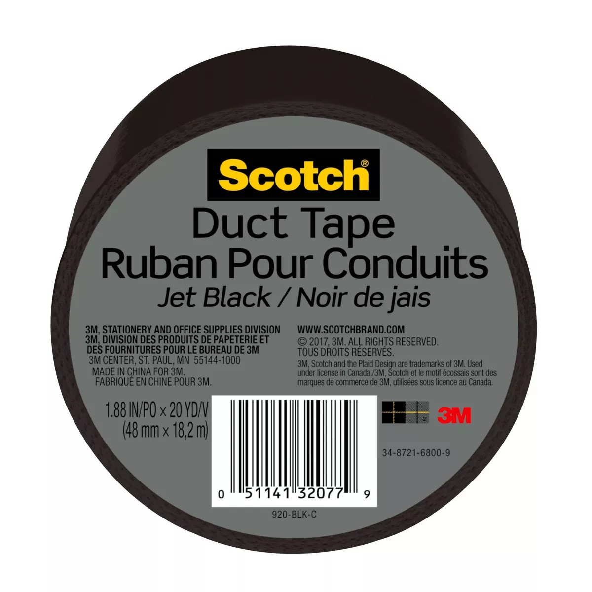 Scotch Duct Tape Black
