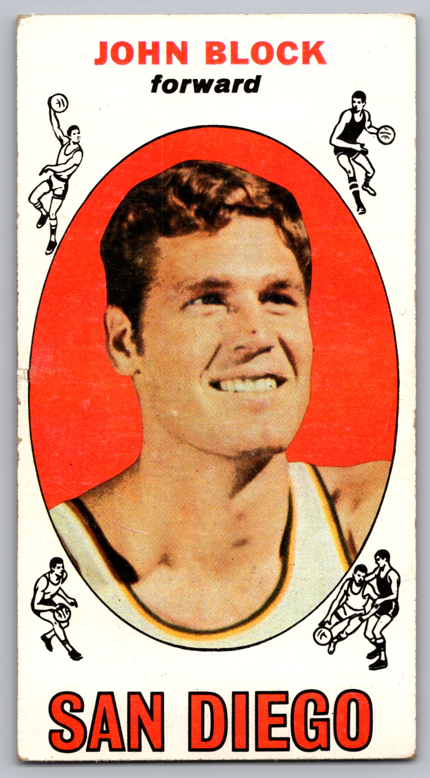 1969-70 TOPPS #9 JOHN BLOCK SAN DIEGO ROCKETS ROOKIE