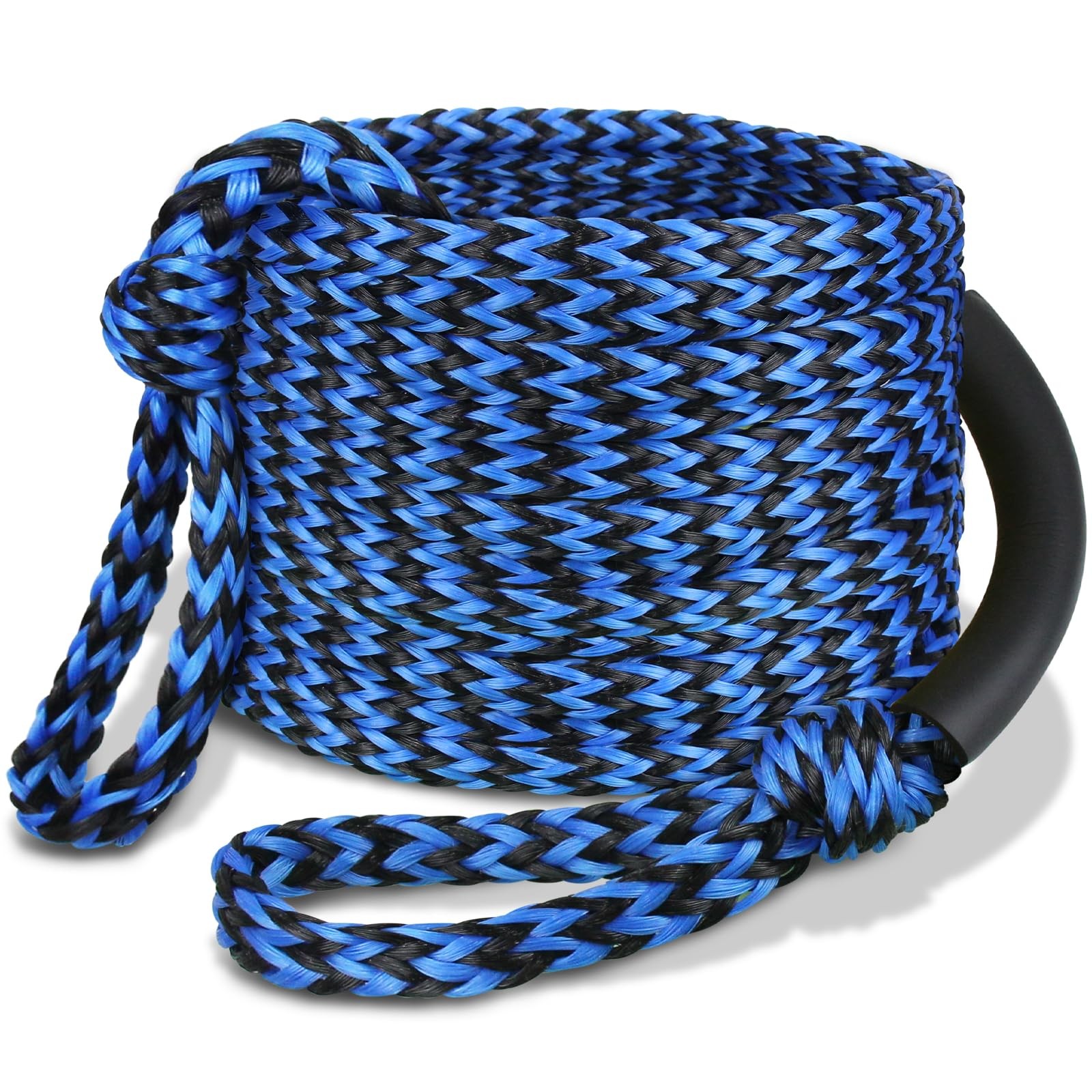 60ft Boat Tow Rope 36K Floating Tube Accessories Water Sports Heavy Duty