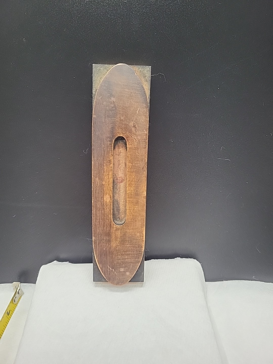 Vintage Letterpress WOOD LETTER O PRINT TYPE Printing Print 6" Block Newspaper 