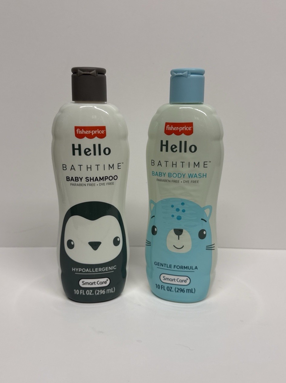 Fisher-Price HELLO Bathtime Baby Body Wash And Baby Shampoo  Lot of 2 NEW/SEALED