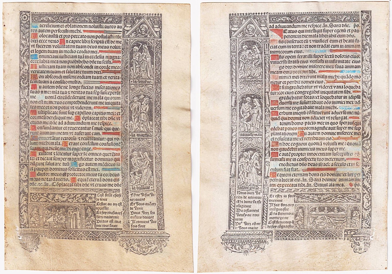 Stundenbuch Book of Hours Inkunabel Dance of Death Paris Simon Vostre 1501/66