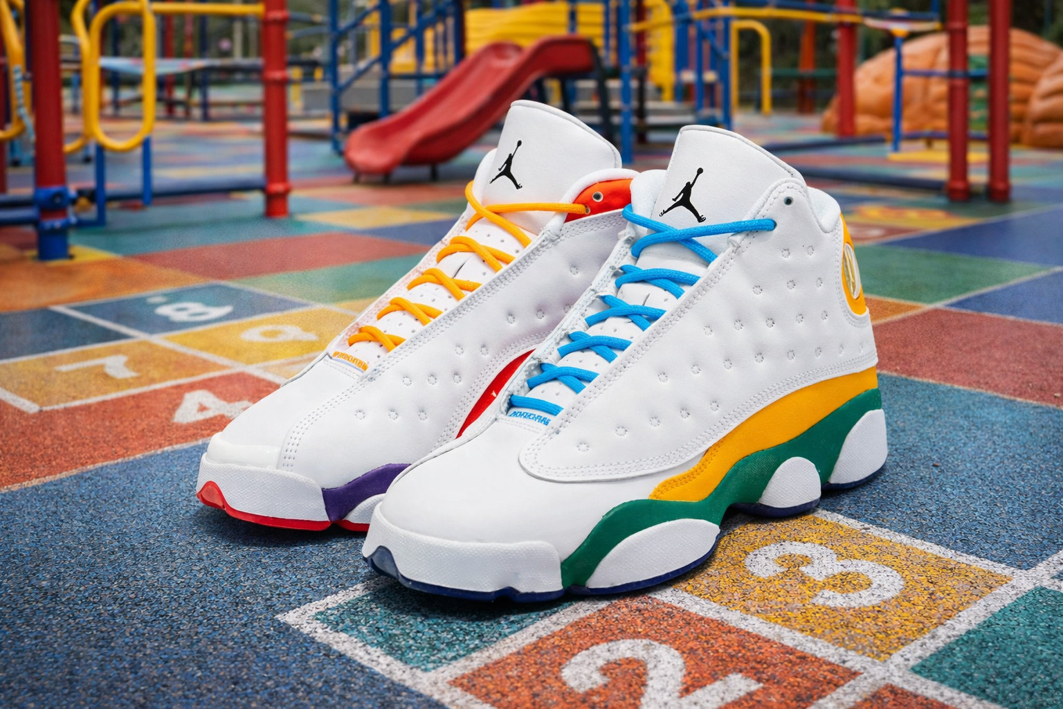 NEW Jordan 13 Retro Mid Playground CV0785-158 WOMEN Size US 5.5-11