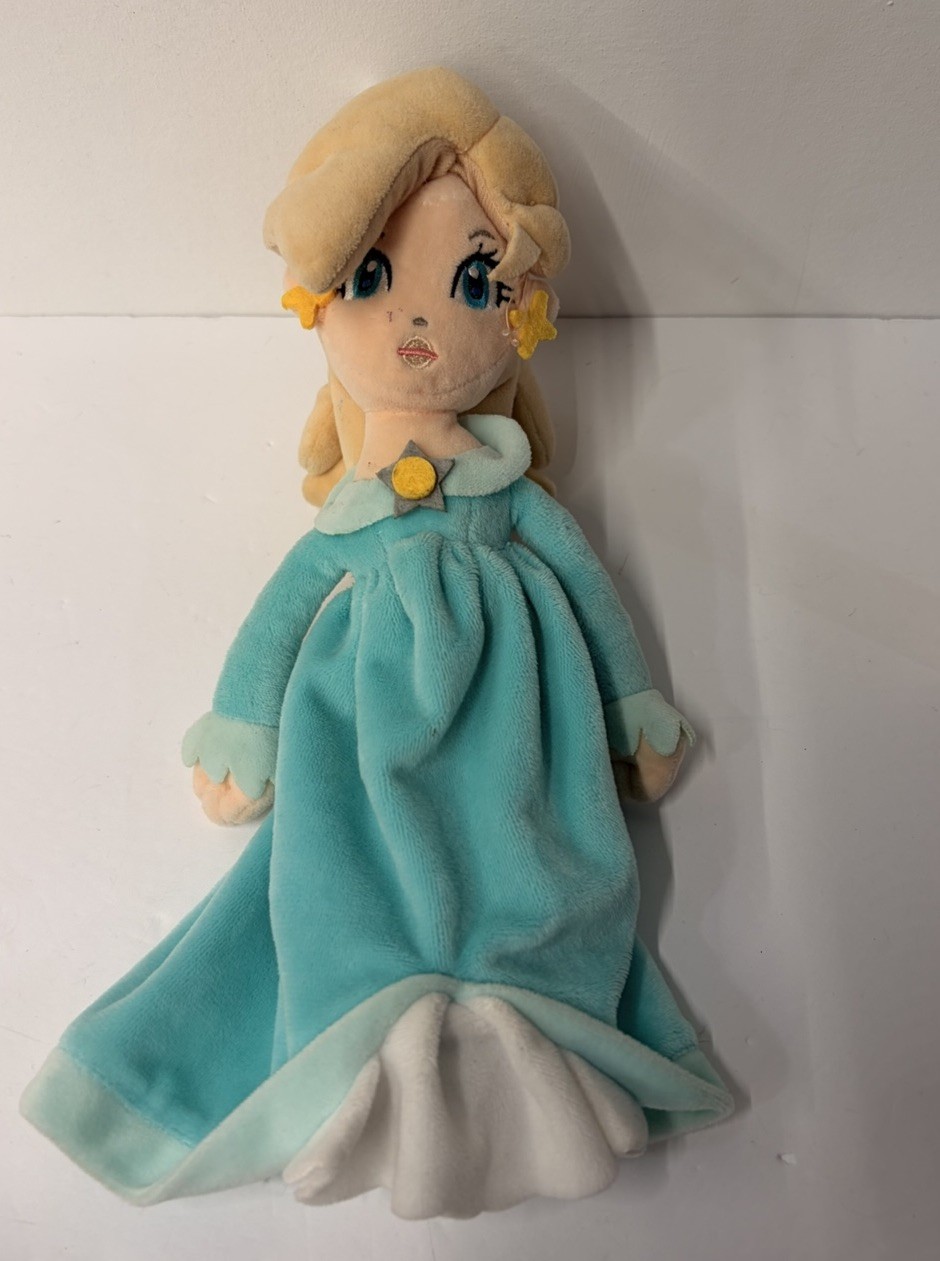 Princess Rosalina Rosetta Super Mario Bros Plush Stuffed 9" Toy Doll Japan