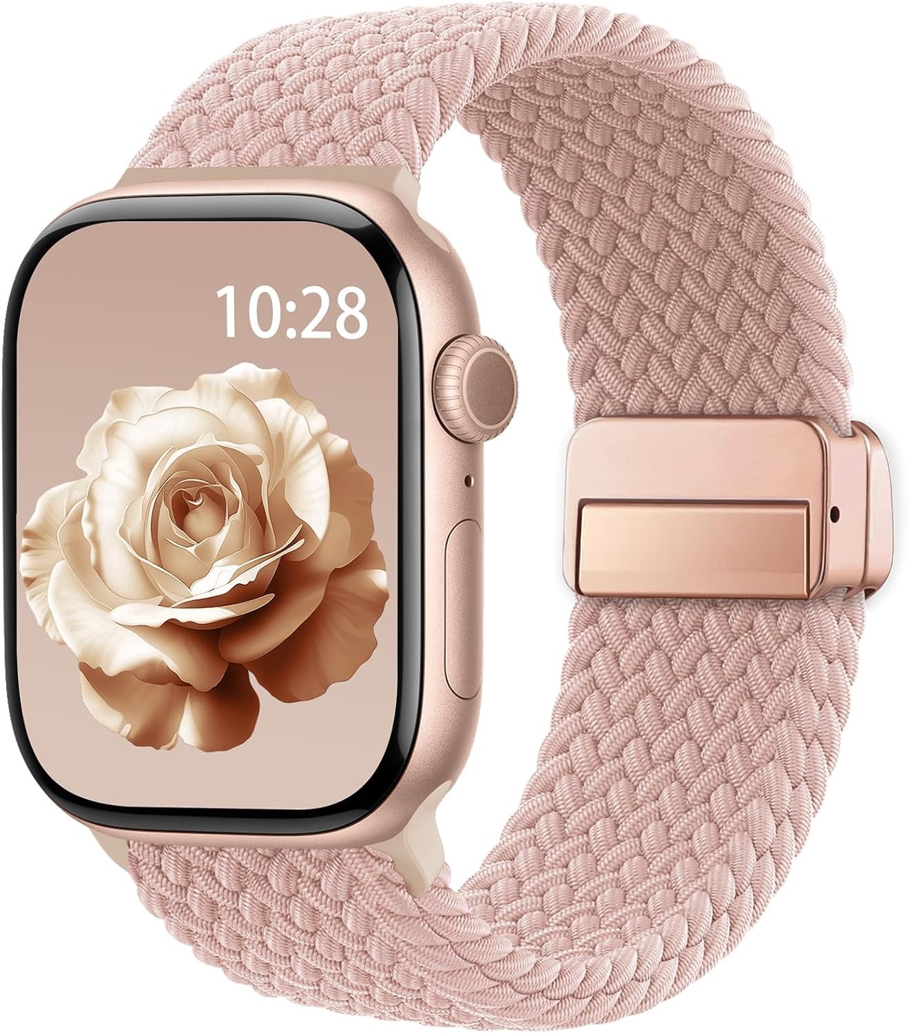 Braided Stretchy Strap for Apple Watch Series 7 38mm 40mm 41mm