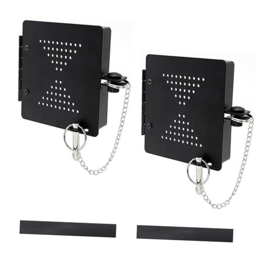 2 Pack RV Bumper Cap Cover, RV Bumper Plug End Cap, Fits Standard 4-Inch 