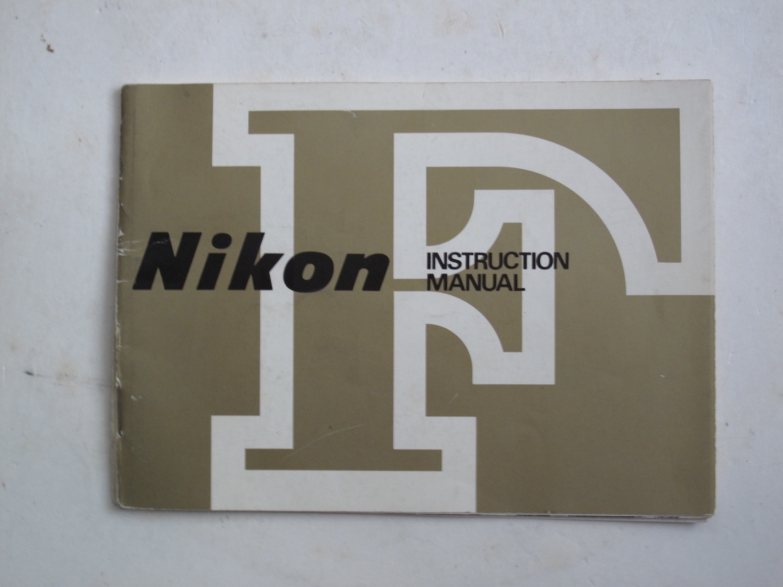 Nikon F instruction manual,  US SELLER "LQQK"