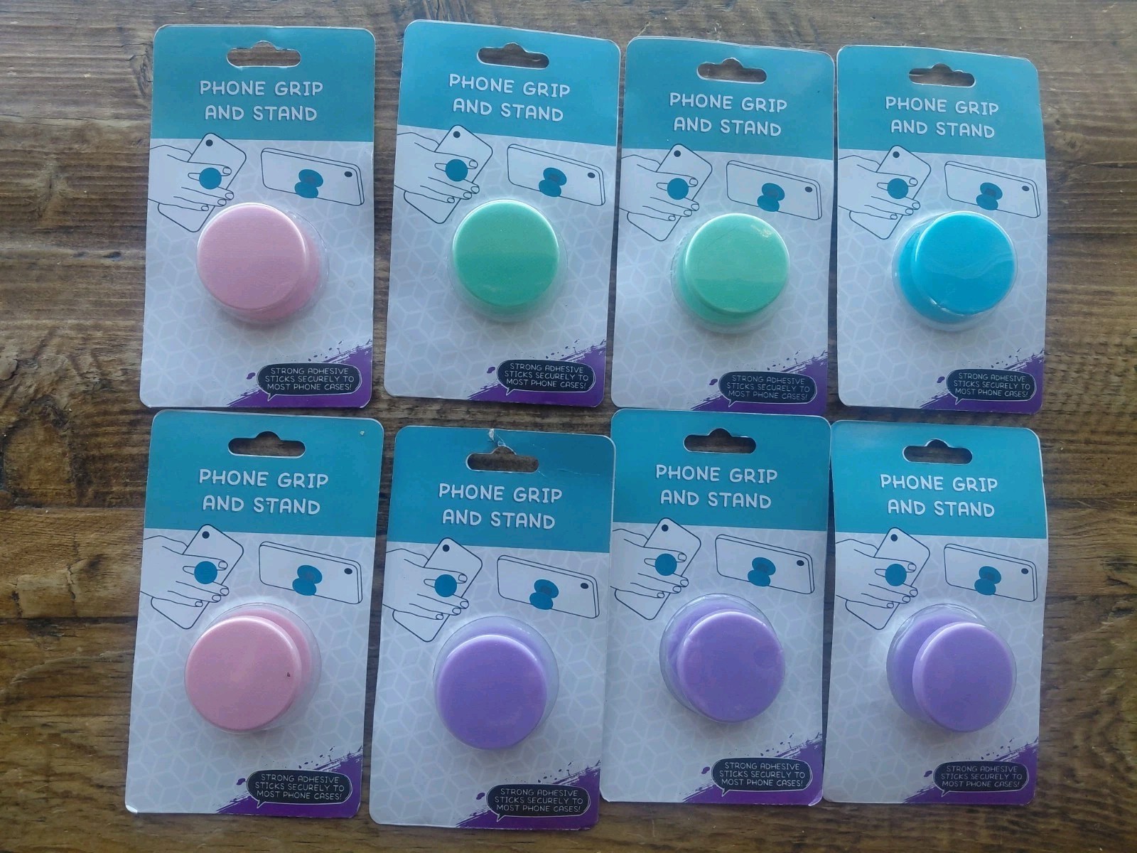 Cellphone Phone Accessories Lot Of 8 Grip And Stand New