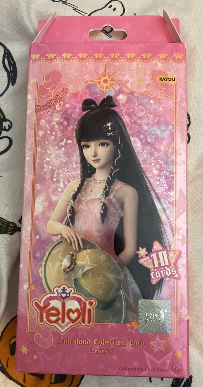 Yeloli Anime Collection 10 Trading Cards Ice Princess Bai Guangying Sealed Pack