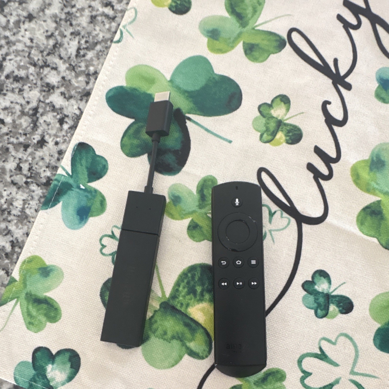 Amazon Fire TV Stick Black HDMI Wi-Fi Streaming Dongle with Remote Control