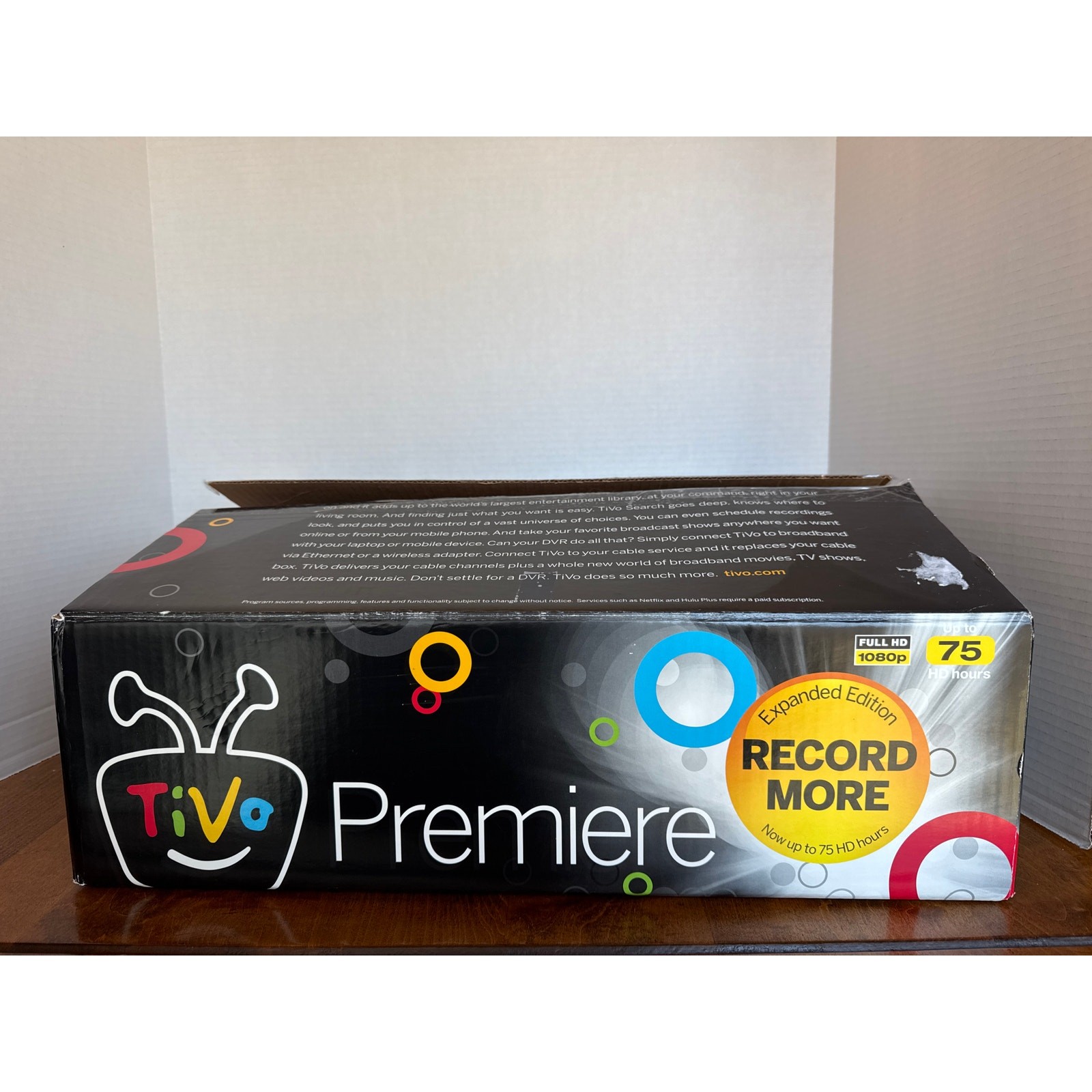 TiVo Premier Series 4 Model TCD746500 Full HD 1080P DVR with Remote 75 HD Hours