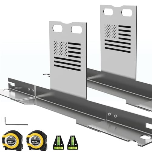 Heavy-Duty Wheel Alignment Tool with American Flag—No Caliper Removal Chrome