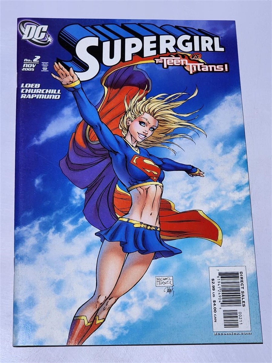 2005 Supergirl vs Teen Titans #2 DC Comics Turner Variant High Grade Comic Book